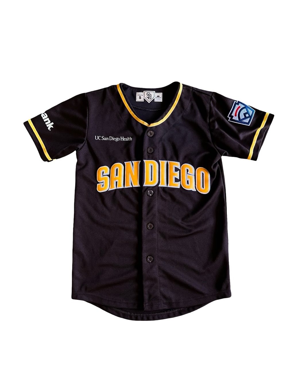SD PADRES MLB Stitched Youth S Jersey #2 Xander Bogaerts Little League Patch